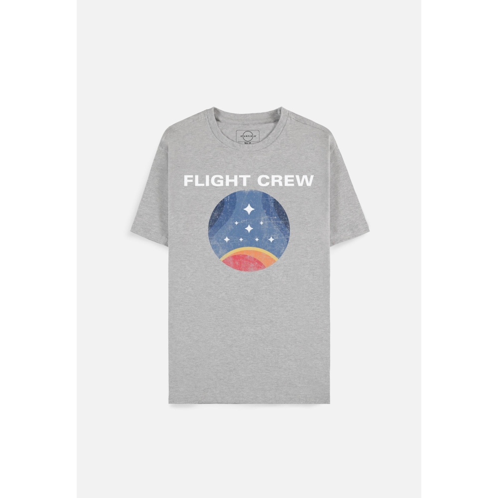 Starfield - Flight Crew Mens T-shirt - Grey